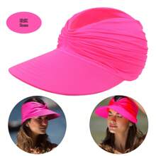 1pc Women's Beach Sun Hat UPF50+ Sun Protection Hat, Outdoor Sports Beach Hat