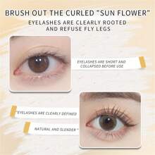 防水防汗加長捲翹濃密睫毛膏，持久不脫妝，底妝睫毛膏