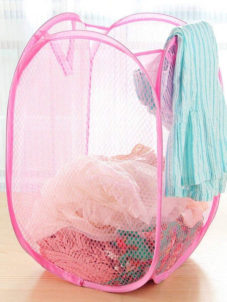Cesto De Brinquedos Organizador 40x40x70cm Rosa