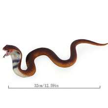 Realistic TPR Rubber Snake Model, Including Cobra, Python And Rattlesnake, Golden Python, Halloween Prank Toy - Multicolor - View 15