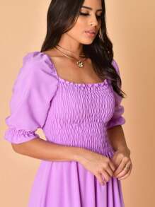 Women Dresses - Màu Lilac Tím - Xem 3