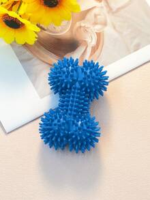 1pc Pet Dog Chew Toy, Durable Squeaky Bone Shaped Teething Toy, For Pet Use Only - Multicolor - View 9