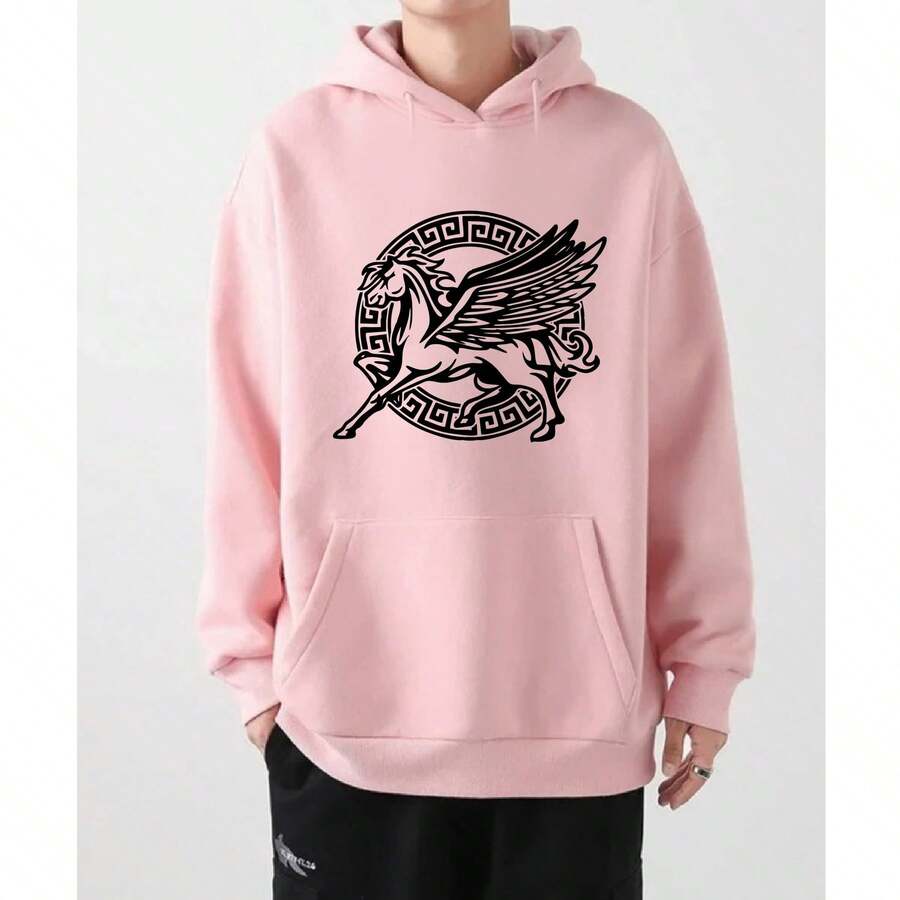 Men Sweatshirts - Rosa Pálido - Ver 1
