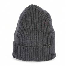 Native Spirit Merino Wool Beanie (Volcano Grey) - Rock Grey - View 1