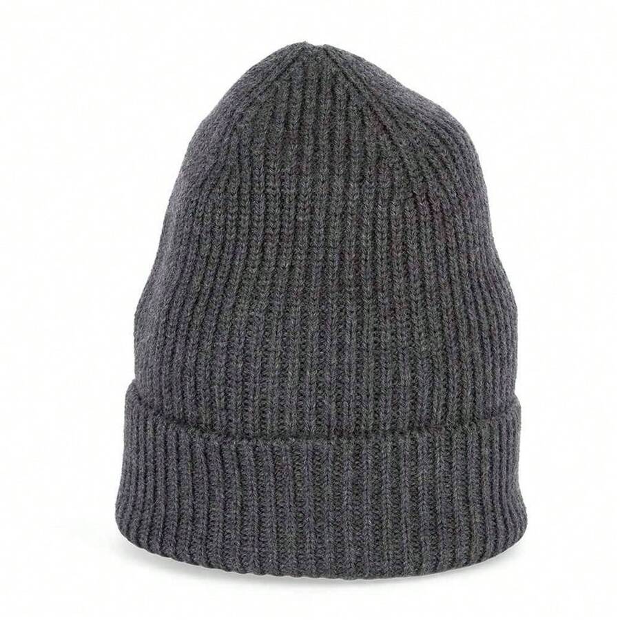 Native Spirit Merino Wool Beanie (Volcano Grey) - Rock Grey - View 1