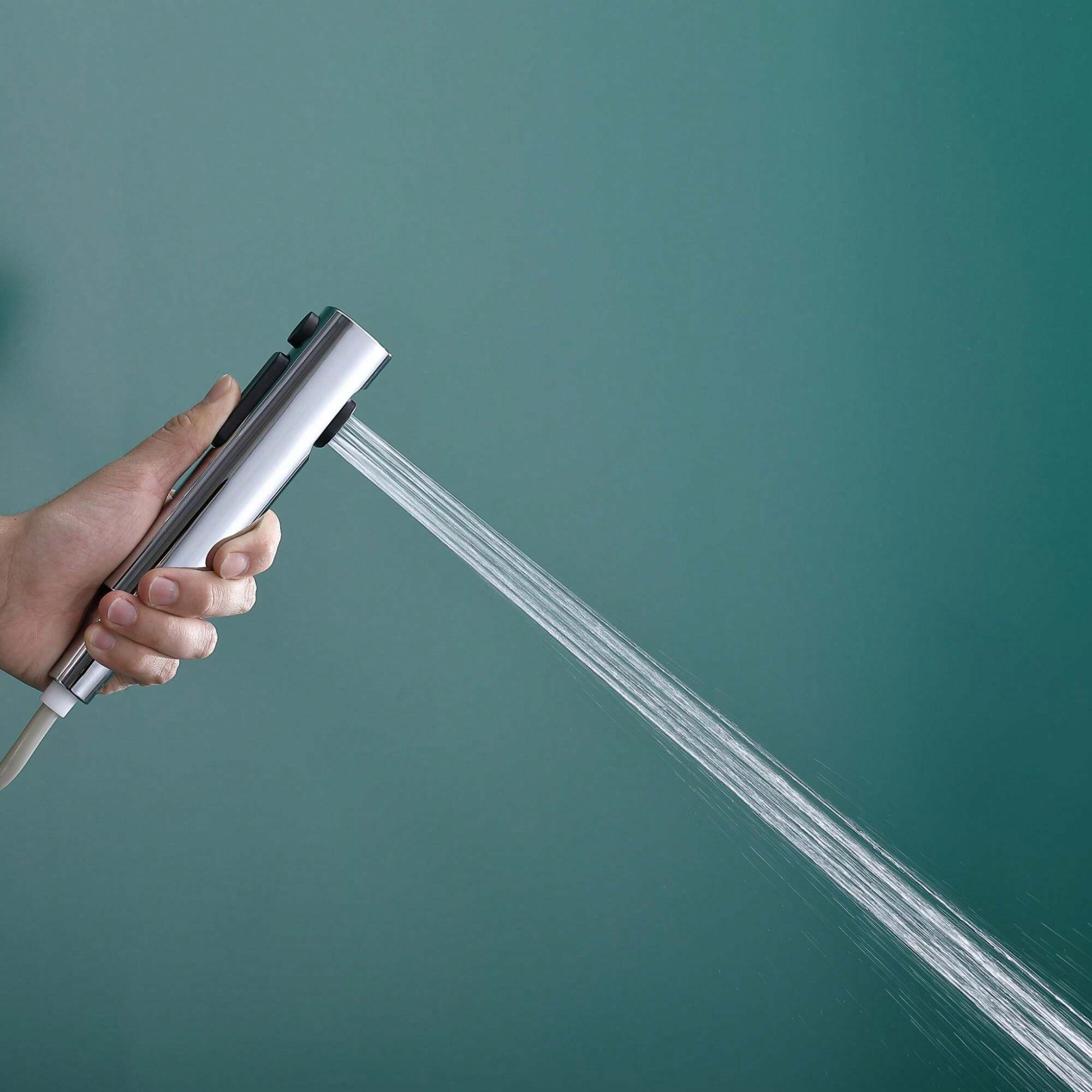 Rociador bidet de doble función para baño y retrete grifo de retrete