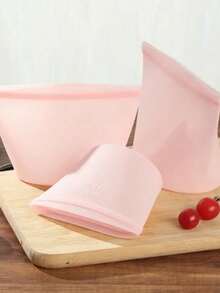 1pc  Silicone Food Storage Bags - Reusable Meal Prep Containers For Microwave, Dishwasher, And Freezer - Perfect For Food Preservation And Assortment Packaging - Multicolor - View 21