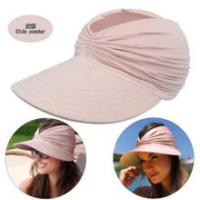 1pc Women's Beach Sun Hat UPF50+ Sun Protection Hat, Outdoor Sports Beach Hat