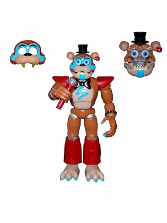 FIVE NIGHTS AT FREDDY GLAM ROCK FREDDY SECURITY BREACH FIGURAS 25 CM ALTURA ARTICULADOS