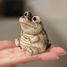 1 pieza Mini Ornamento de Cocodrilo Mascota, Decoración Personalizada Genial, Accesorios Hechos a Mano para Juego de Té de Ceremonia de Té, Mesa de Té, para Decoración del Hogar, Mejor Regalo de Cumpleaños y Graduación