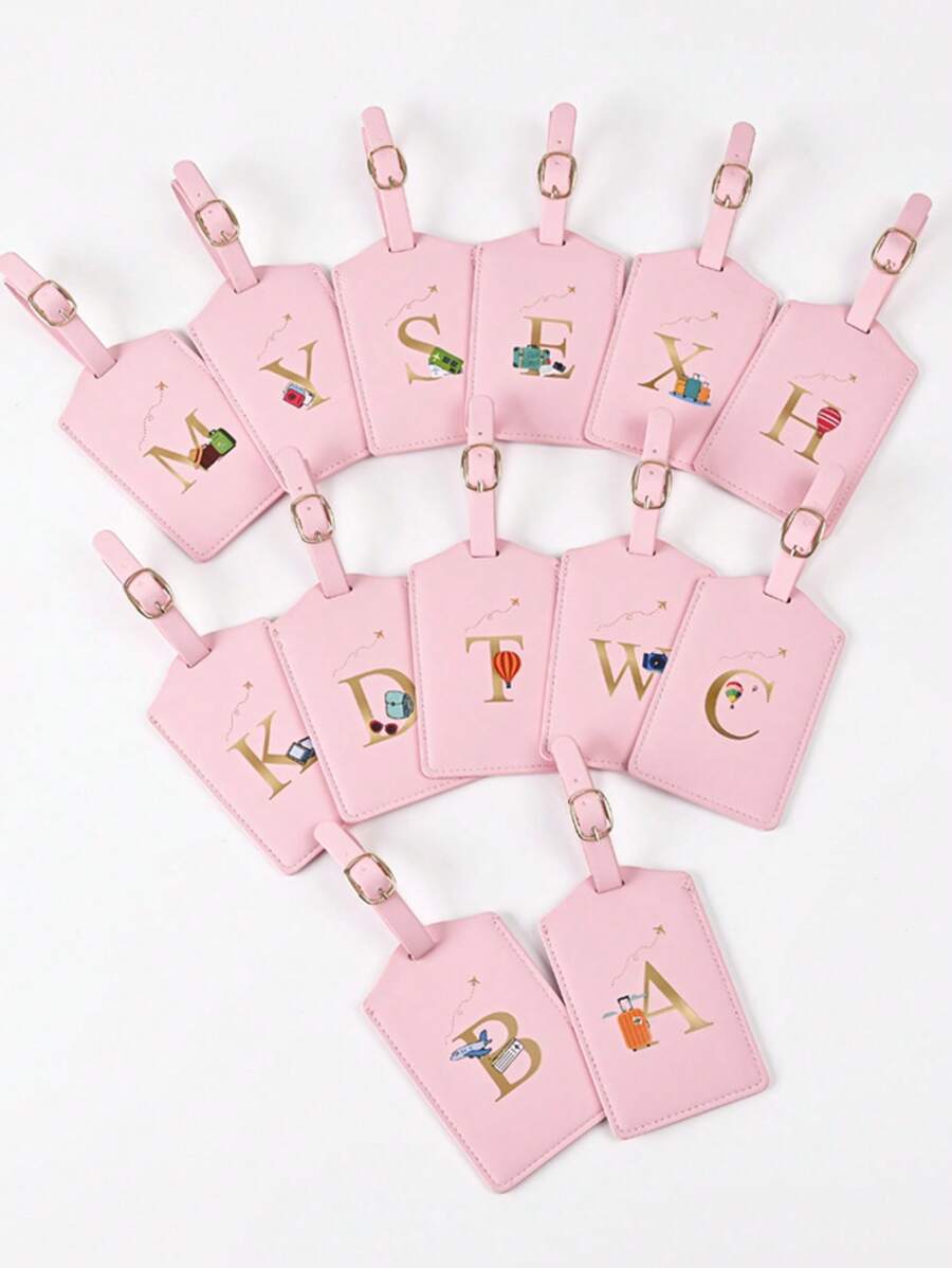 Tag Bagaglio Iniziale Pu Tag Bagaglio Personalizzato Con Copertura