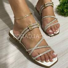 Women Flat Sandals - 白色 - 查看 2