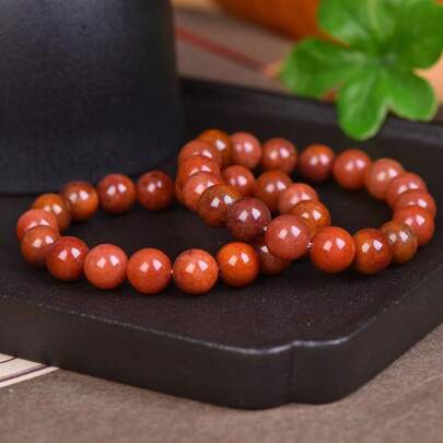 Pulsera de ágata de curación natural, pulsera de cuentas de jade, adecuada para hombres y mujeres, pulsera minimalista, joyería de piedras preciosas, joyería elegante para mujer, regalo de vacaciones, regalo de verano para ella