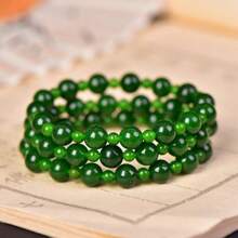 Bracelete de pedra preciosa de Ágata para Cura Natural, Bracelete de Contas de Jade Entrelaçada, para Senhoras e Homens, Bracelete Simples, Joias de pedras preciosas, Joias Elegantes para Senhoras, Presentes de Férias, Presentes de Verão para Ela.