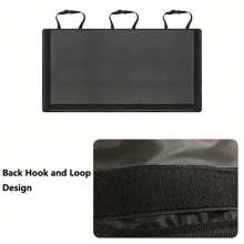 منظم سيارة معلق للخلفية 1 قطعة للصندوق الخلفي للسيارة مع 8 أكياس تخزين كبيرة، منظم صندوق خلفي للسيارات الرياضية مع توفير المساحة