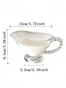 1 件创意魔灯形咖啡玻璃杯带碟，适用于浓缩咖啡/卡布奇诺/拿铁玛奇朵等，耐高温