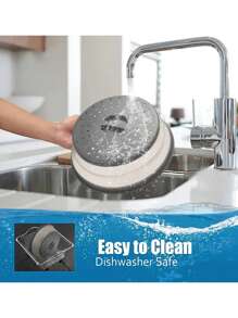 1入折疊式微波爆炸防護罩，耐高溫防油蓋用於加熱食物，亦適用於冰箱保鮮罩，廚房、夏日海灘派對、食品、露營、收納、房間裝飾、廚房用品。