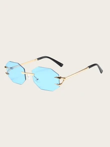 New Stylish Hexagon Cut-Edge Fashion Glasses With Devil Claw Frame, Hip-Hop Style - Multicolor - View 4