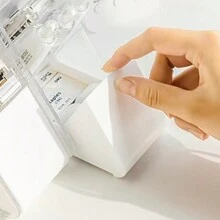 Creative Triangle Multifunctional Pen Holder In Simple Korean Style, Novelty Desk Organizer For Students And Office, New Arrival - White - View 3
