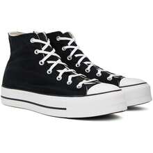 Converse Black Chuck Taylor All Star Platform Sneakers - Default - View 5