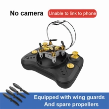 K01 迷你遙控飛行器無人機航拍HD高清直升機四軸飛行器成人玩具一鍵起降簡單操作WiFi實時傳輸無頭模式高度維護與收納盒聖誕萬聖節感恩節禮物 - 黑色 - 查看 12