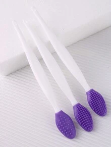 1入組矽膠臉部清潔刷去角質鼻部深層毛孔黑頭清潔洗臉皮膚按摩器可攜式皮膚護理工具