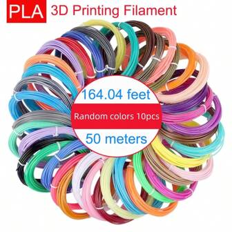 PLA Filament 10/20/30st Willekeurige Kleur 3D Pen Filament Navulling 1.75mm Compatibel Met Voor Intelligente 3D Pen