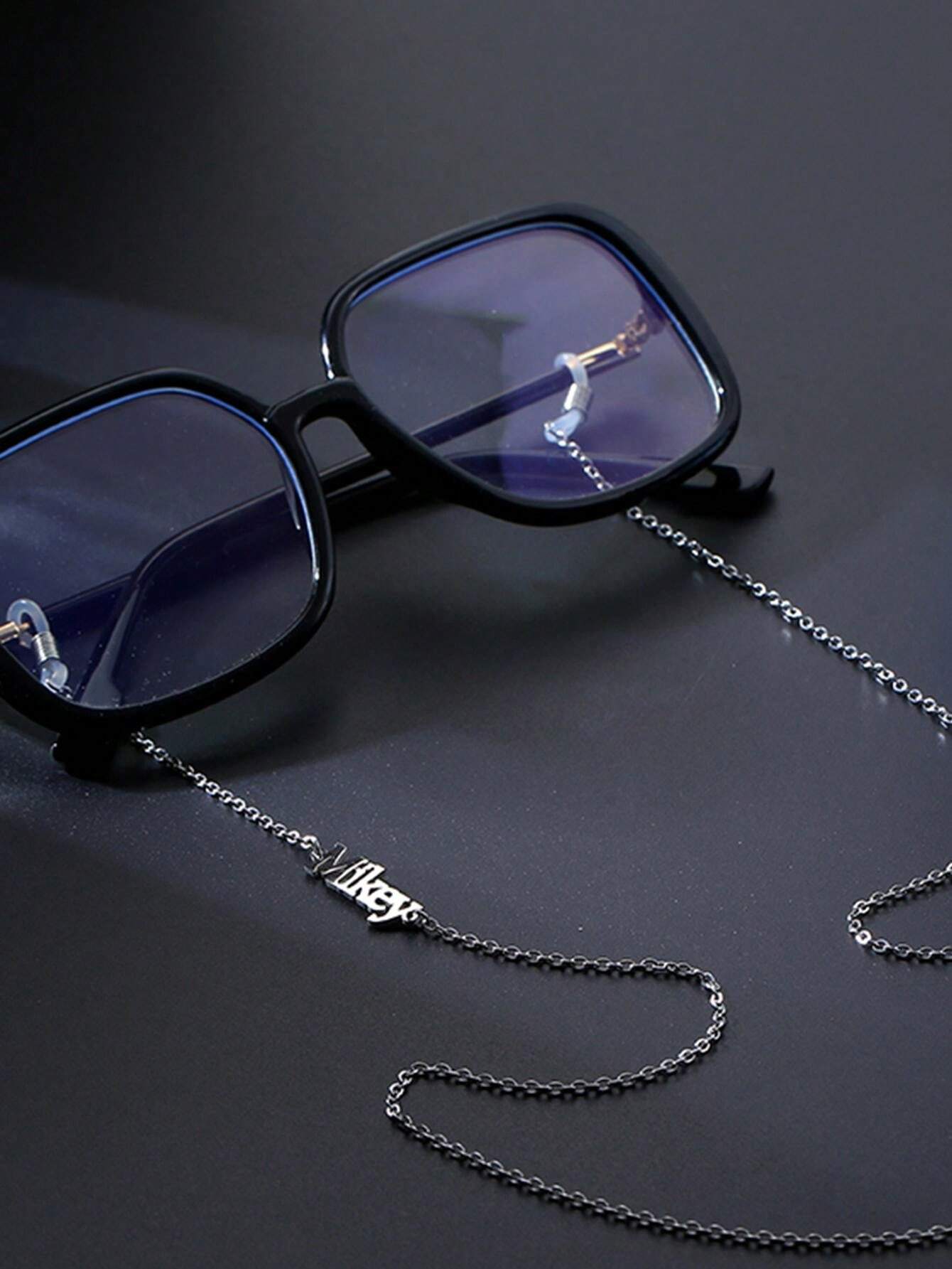 Personalized Bohemian Style Stainless Steel Eyeglass Chain With Name