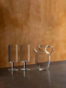 1pc Household Green Tea Maker Pot, Antique Song Style High Borosilicate Glass Pot With Filter - Small Song Dynasty Pot - View 9