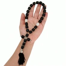 Handmade Christian Orthodox Greek Komboskoini Knot Prayer RopeProtection Blessing Cross Charm Tassel Home Ornaments Car Hanging - Multicolor - View 11