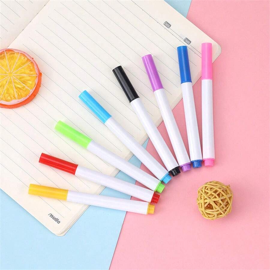 油畫小刷子輪廓線刷DIY畫塑料畫筆 - 彩色 - 查看 1