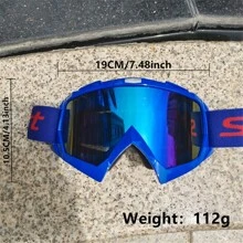 2024年新款男士摩托车眼镜 越野摩托车防护 MX 夜视头盔护目镜 复古驾驶眼镜 Stratas - 彩色 - 查看 4