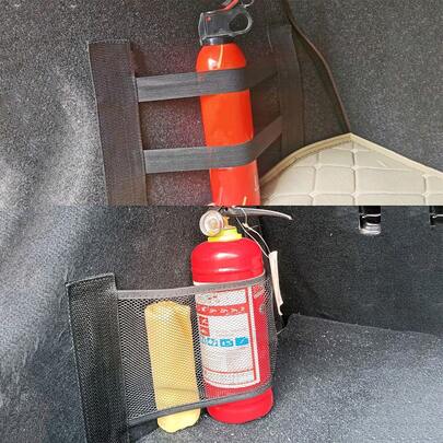 1pc Car Trunk Storage Net With Hook And Loop, Can Secure And Organize Miscellaneous Items