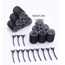 24pcs Natural Wave Hair Styling Kit, Including 12pcs Curling Rods And 12pcs Hair Clips - Ideal For Medium To Short Hair - Create Charming Curls And Waves ,Hair Rollers,Heatless Curls,Hair Curler,Hair Products And Accessories For Barber Salon Beauty Travel Essentials