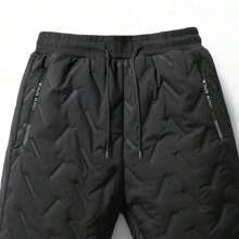 Thickened & Thermal Lined Relaxed Fit Warm Pants For Men, Winter