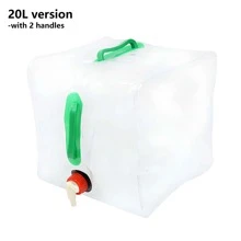 1入單車/戶外可摺疊PVC方型水袋，用於露營、緊急救援、救災、野餐、攜帶式水桶 - 彩色 - 查看 13