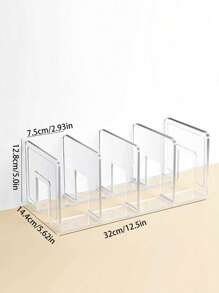 1件/2件加厚书立，ins风，超吸睛书本隔板，学生课桌课本收纳盒，书桌书架 - 彩色 - 查看 4