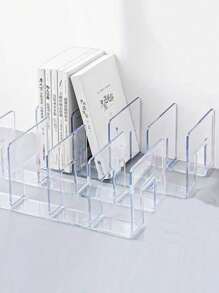 1件/2件加厚书立，ins风，超吸睛书本隔板，学生课桌课本收纳盒，书桌书架 - 彩色 - 查看 1