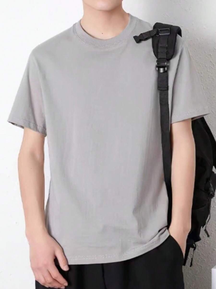 Men T-Shirts - 灰色 - 查看 1