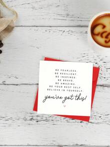 Poem Good Luck Card For Friend, Congratulations New Job Card, New Chapter Card For Colleague, Leaving Work Card, Good Luck Card For Coworker - Kraft Paper - View 5