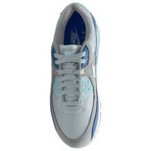 Nike Air Max 90 - Men's - Grey/White/Blue - View 4