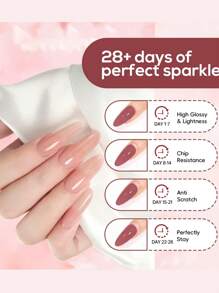 Colores de uñas en gel Poly: kit de 6 colores de gel de extensión Poly en tonos nude, rosa y marrón, adecuado para la vida diaria casual, kit de salón de uñas de manicura de gel UV removible, kit de gel de extensión de uñas construtoras, herramientas de belleza de arte de uñas DIY, regalos para el día de San Valentín/Navidad para mujeres