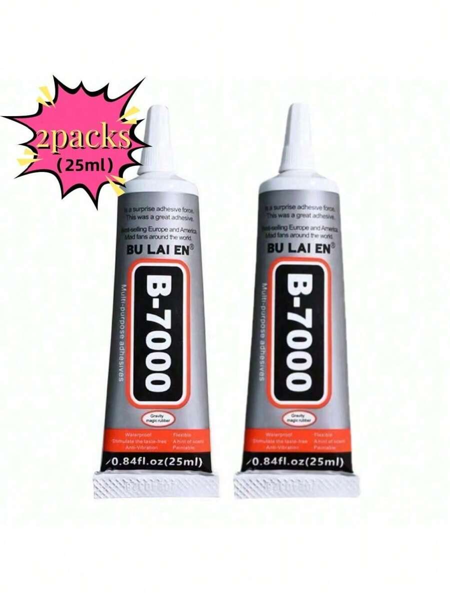 B7000 25ml/110ml Pegamento Adhesivo Transparente Celular Multiuso - Blanco - Ver 1