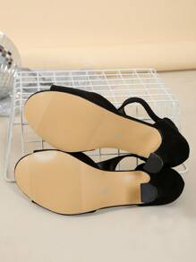 Women's High-Heeled Sandals, New Summer Thin-Heeled Peep-Toe Shoes For Women, Elegant Open-Toe Design With Rear Zipper Closure, Casual Stiletto Shoes For Women