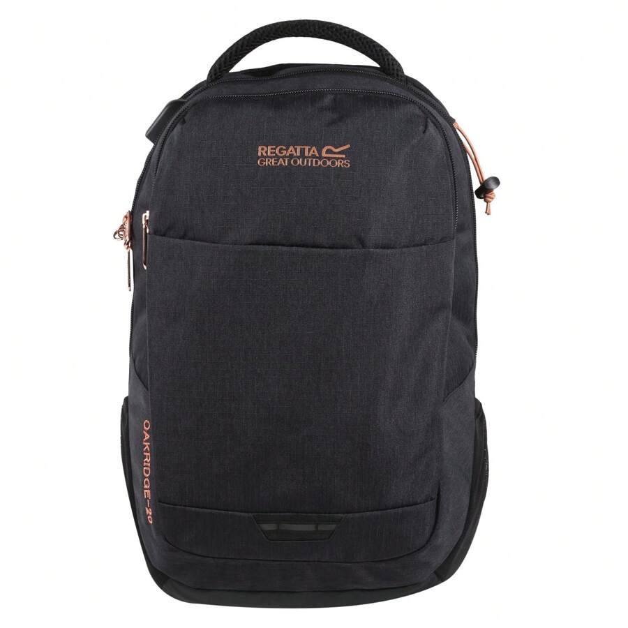 Regatta Unisex Adult Oakridge 20L Backpack (Black/Rose Gold)