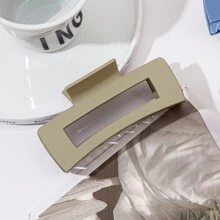 1/2/3/4 件女士简约方形空心发夹 - 彩色 - 查看 6