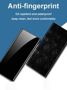 1 Piece Privacy Anti Spy Full Cover Soft Hydrogel Film Compatible With Samsung Galaxy [Not Tempered Glass] Easy Install High-Definition Clear,Bubble-Free, Easy Installation Hydro Gel Film Soft Screen Protective Film (Not Tempered Glass) Gift For Birthday/Easter/Presidents Day/Christmas//Family/Friends/Boy/Girlfriend Gift For Birthday, Family, Friends Anti-Spy, Phone Screen Protector, Phone Accessories - 1 Piece - View 4