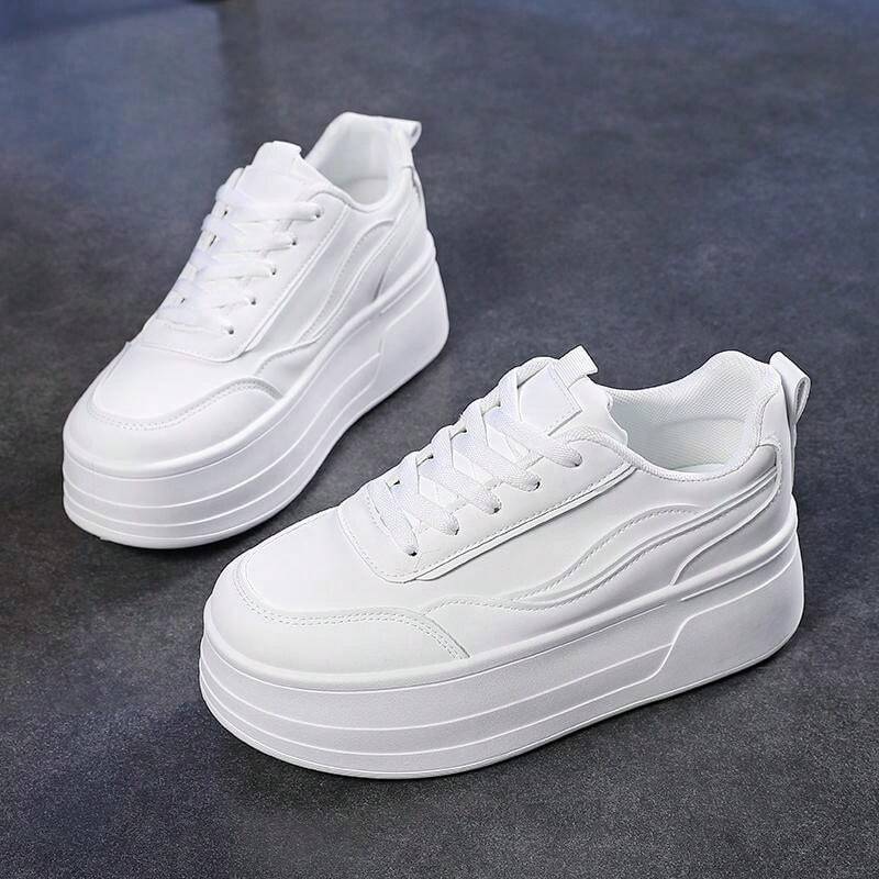 Zapatos Para Correr Con Cordones A Rayas Transpirables Para Niñas, Zapatillas De Deporte