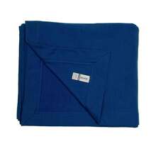 Gildan Fleece Stadium Blanket (Navy) - Navy Blue - View 1
