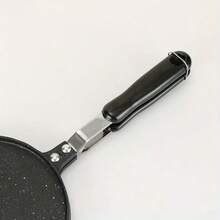 1入組，華夫餅製作器，鋁質不沾壓盤，可拆卸並用作平底鍋，蛋捲烘焙工具，鳳凰蛋卷製鍋盤 - 黑色 - 查看 5